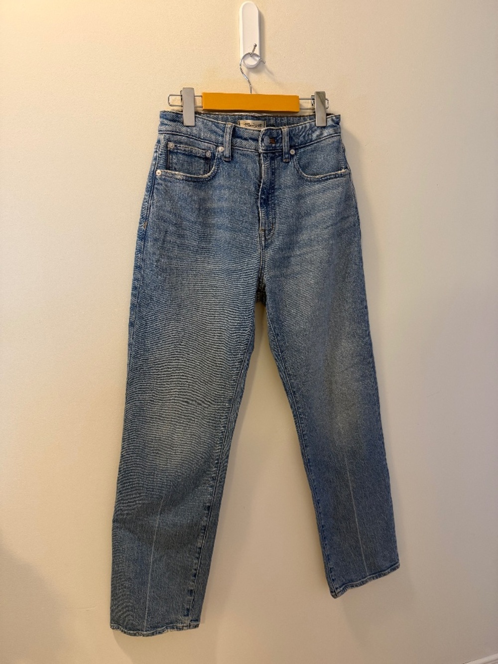 Madewell The '90s Straight Jeans in Rondell Wash Comfort Stretch Size 26 NN457